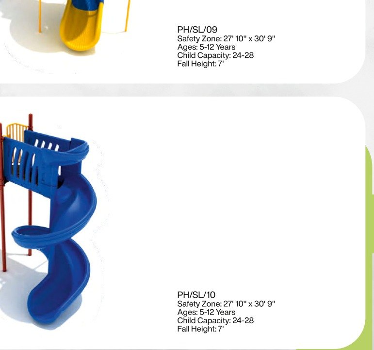 Twin Wave Freestanding Slide